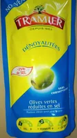Olives vertes dénoyautées -25% de sel