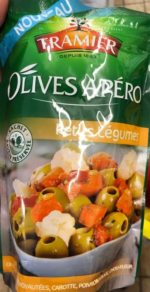 Olives apero petits legumes