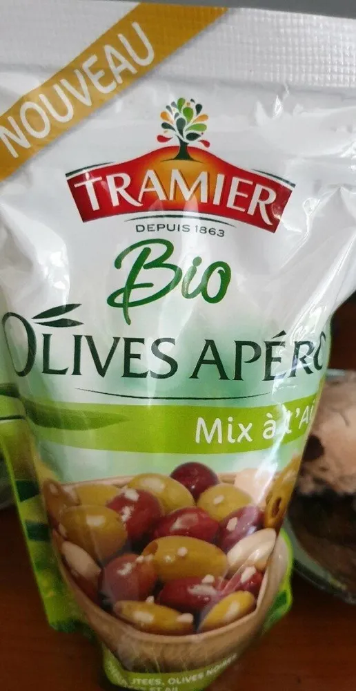 Olives apéro Mix à l'ail Bio 150g Tramier