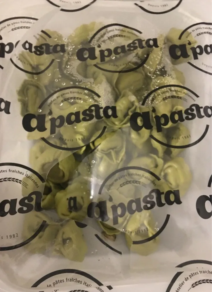 Tortelloni epinard basilic