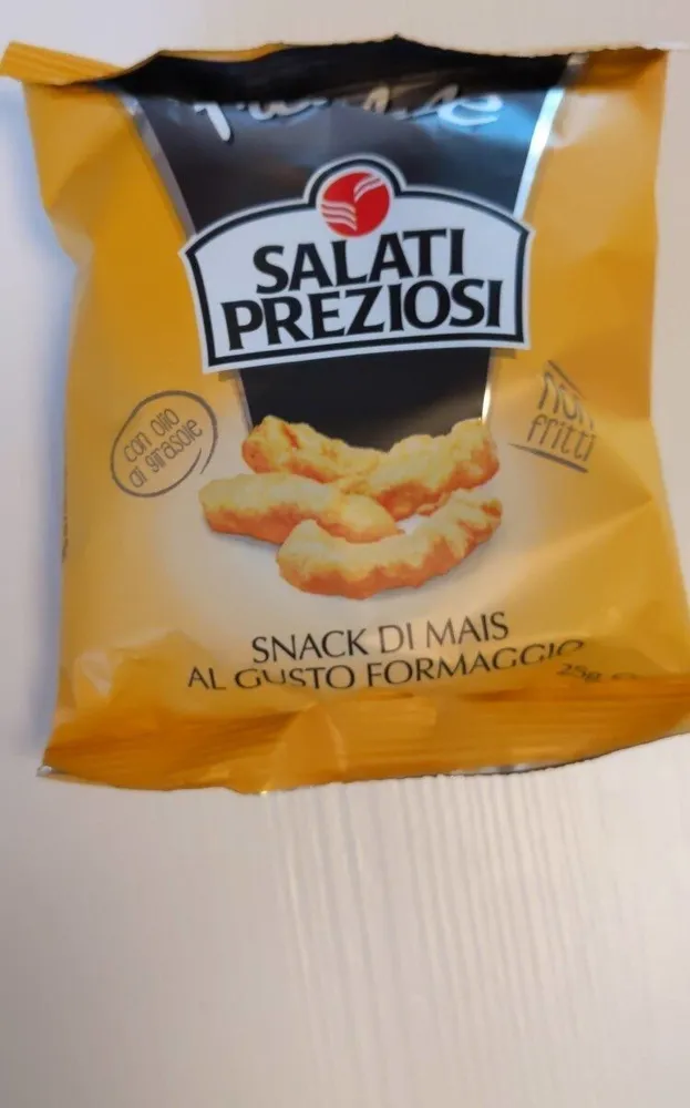 Snack di mais al gusto formaggio