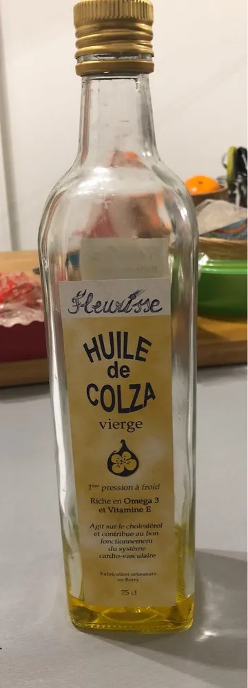 Huile de colza vierge