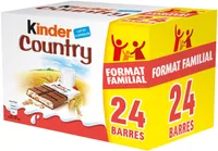 Barres chocolat au lait et cereales