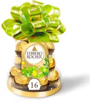 Ferrero Rocher gaufrettes chocolat au lait et fourrées noisettes cloche x16 - 200g