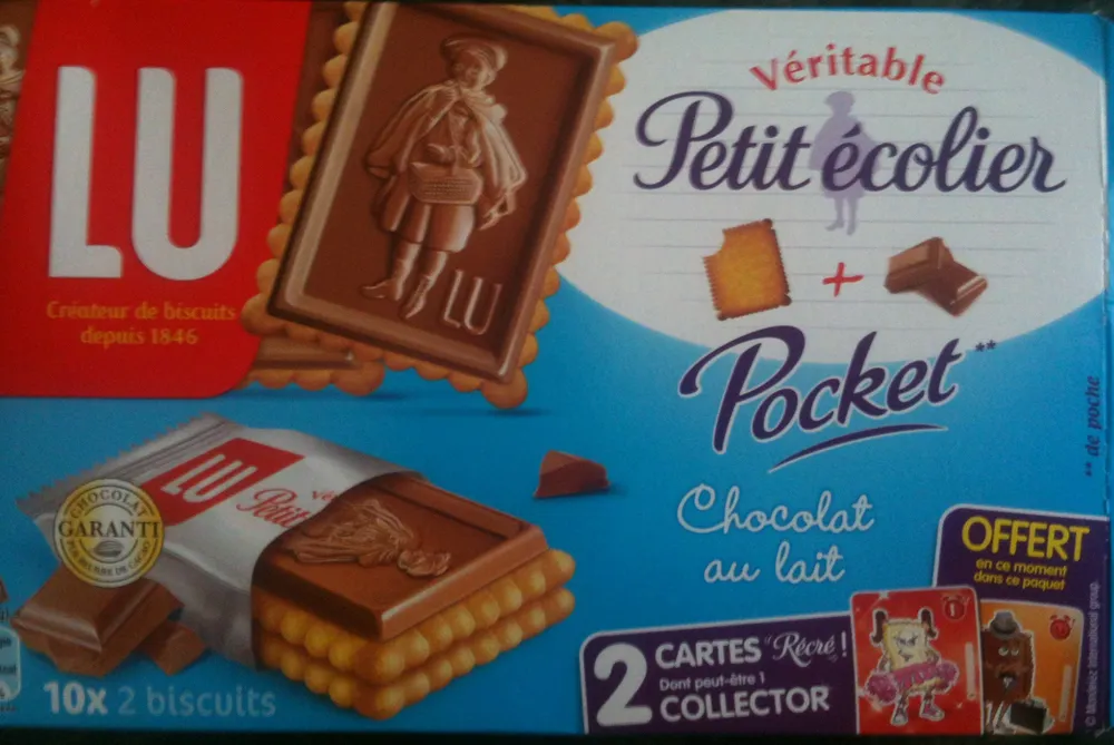 Lu - Véritable Petit Écolier - Pocket - Chocolat au lait