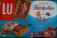 Lu - Véritable Petit Écolier - Pocket - Chocolat au lait