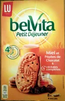 BelVita - Petit Déjeuner - Miel et Pépites de Chocolat
