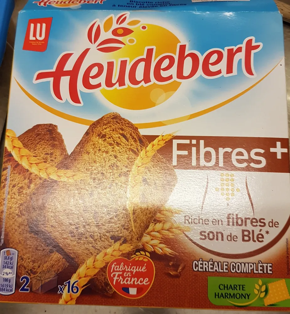 Heudebert - Biscottes fibres+