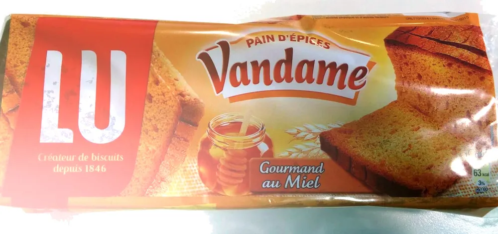 Pain d'épices Vandame gourmand au Miel