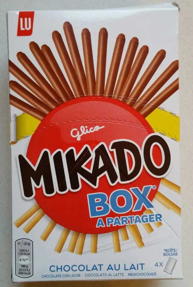 Box à partager Chocolat au lait