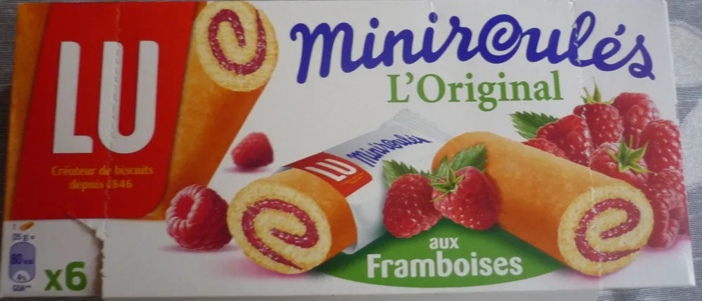 Miniroulés aux Framboises