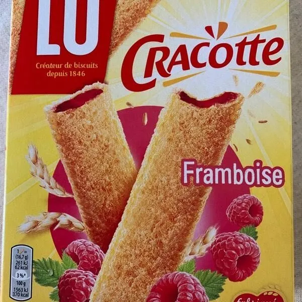 Craquinette à la framboise