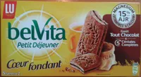 Belvita Petit Déjeuner Coeur Fondant Goût Tout Chocolat & 5 Céréales Complètes