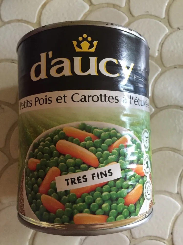 Petits pois et carottes à l'étuvée