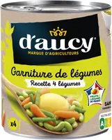 510g GARNITURE DE LEGUMES D AUCY
