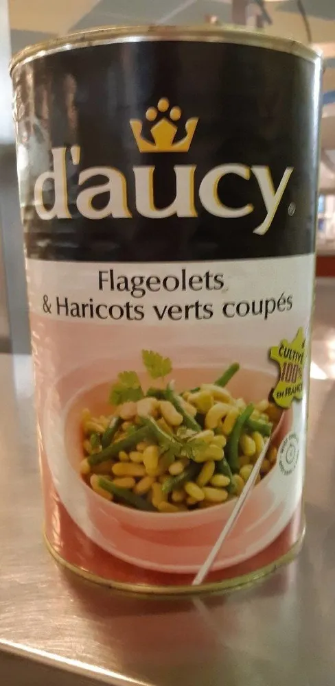 Flageolets et haricots verts coupés