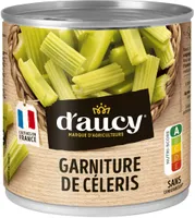 Garniture de céleri-branche d'aucy 250g