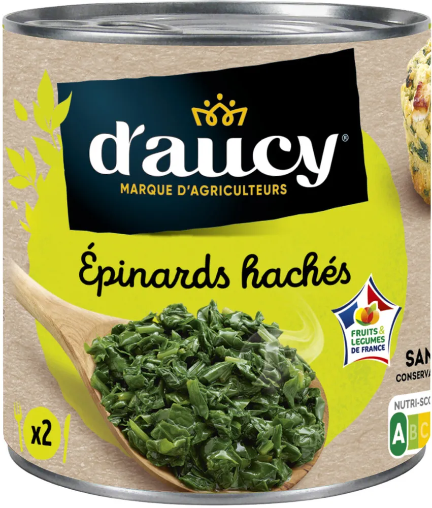 395g EPINARDS HACHES