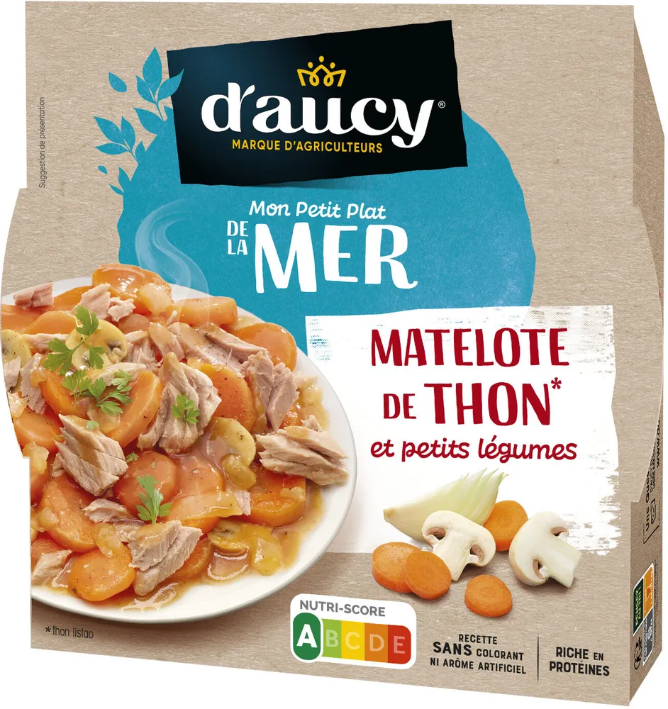 Matelote de thon et petits légumes Plat de la mer d'aucy 300g