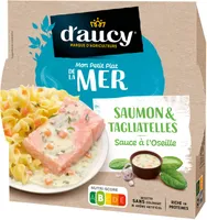 Saumon et tagliatelles sauce à l'oseille Plat de la mer d'aucy 300g