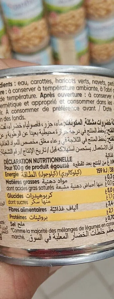 Macédoine de legumes