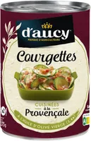Courgettes cuisinées à la provençale d'aucy 375g