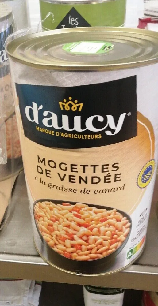 Haricots mogette a la graisse de canard