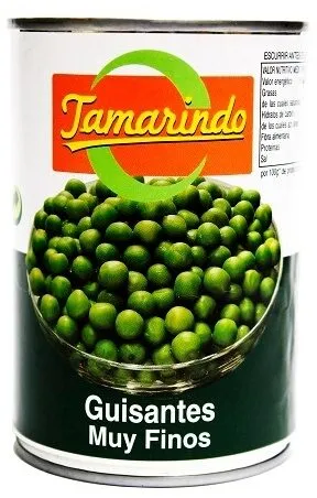 Guisantes muy finos