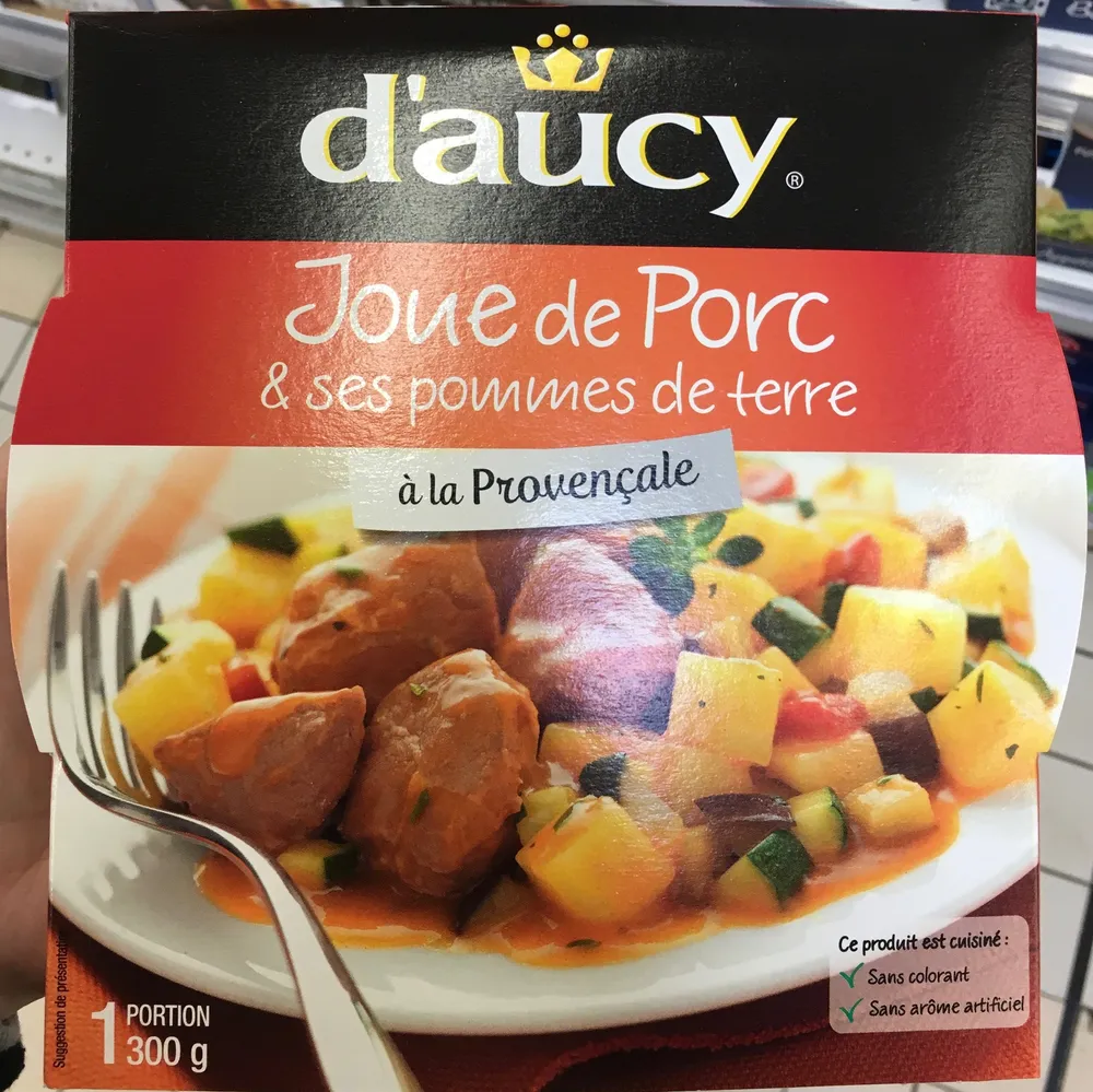 Joue de porc à la Provençale & ses pommes de terre
