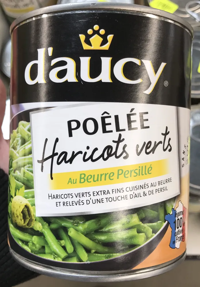 Pôelée Haricots verts au beurre persillé