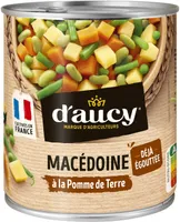 Macédoine à la pommes de terre déjà égouttée d'aucy 530g