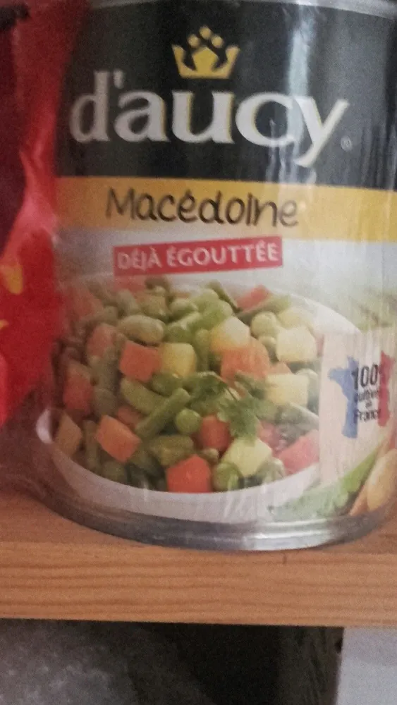Macedoine de legumes deja egoutee