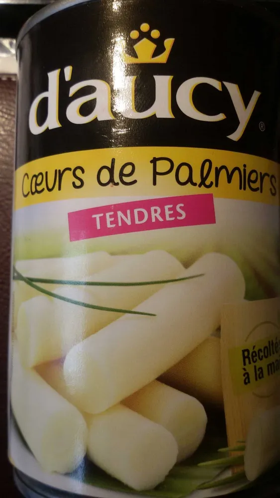 Coeurs de palmiers tendres