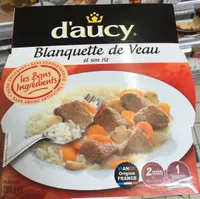 Blanquette de veau et son riz