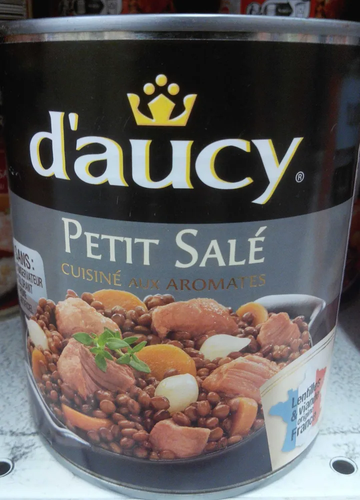 Petit salé cuisiné aux aromates