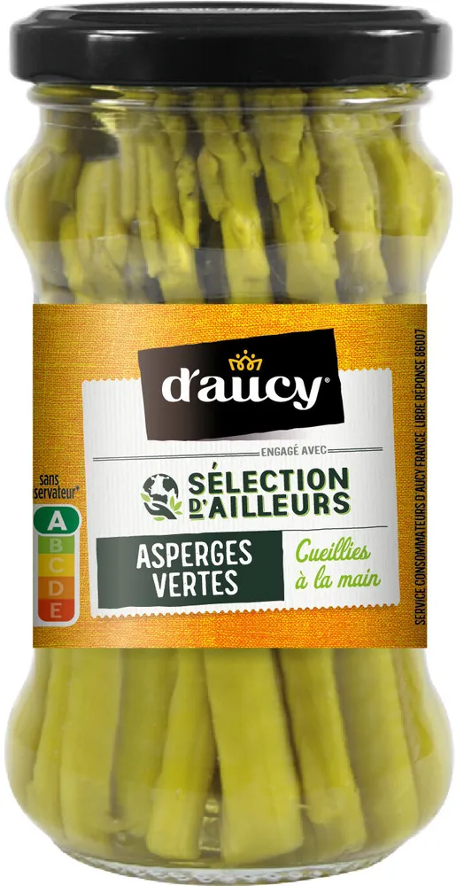 Asperges vertes mini cueillies main Sélection d'ailleurs d'aucy 100g