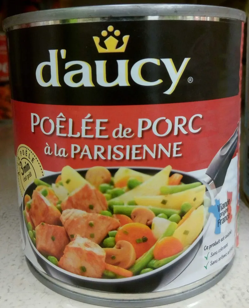 D'aucy Poêlée de porc à la parisienne 290 g