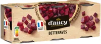 Betteraves rouges en dés d'aucy cart.3x130g