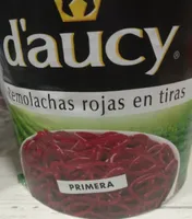 Remolachas rojas en tiras