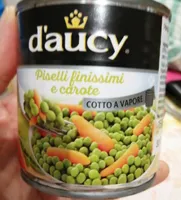Piselli e carote finissimi