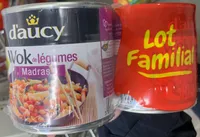 Wok de légumes Madras (lot familial)