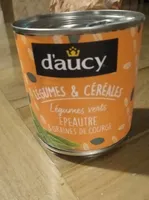 Légumes verts épeautre graines de courge