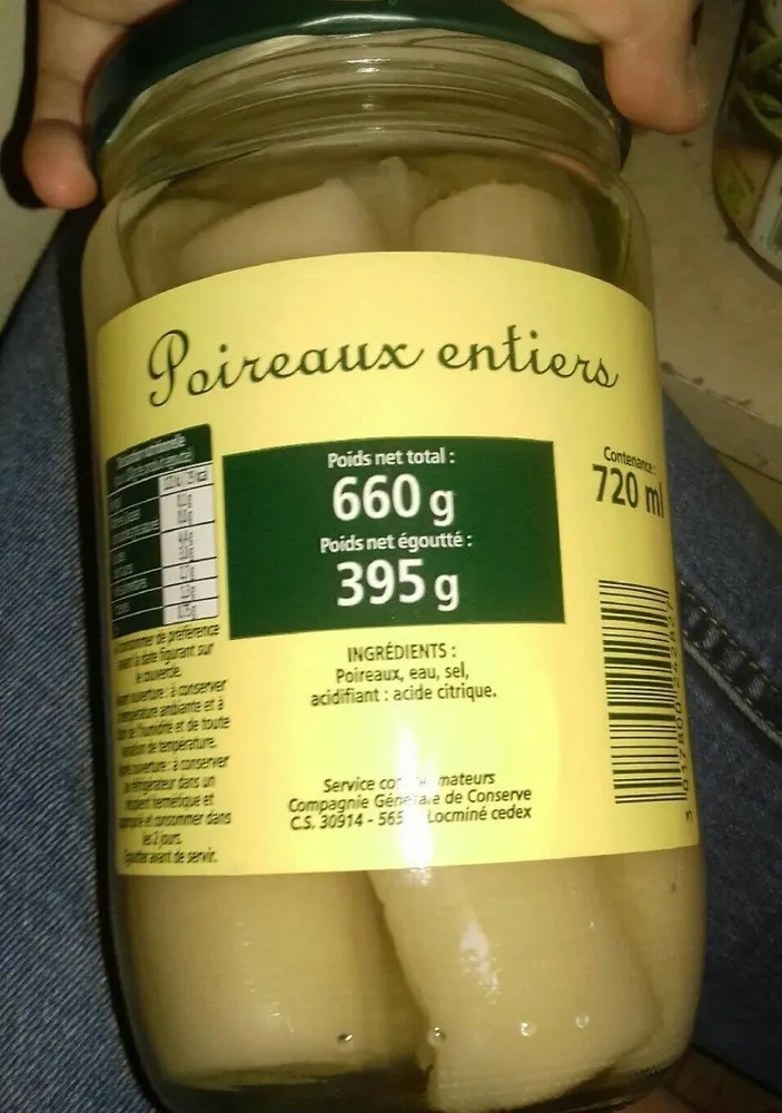 Poireaux entiers