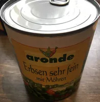 Erbsen sehr fein mit Möhren
