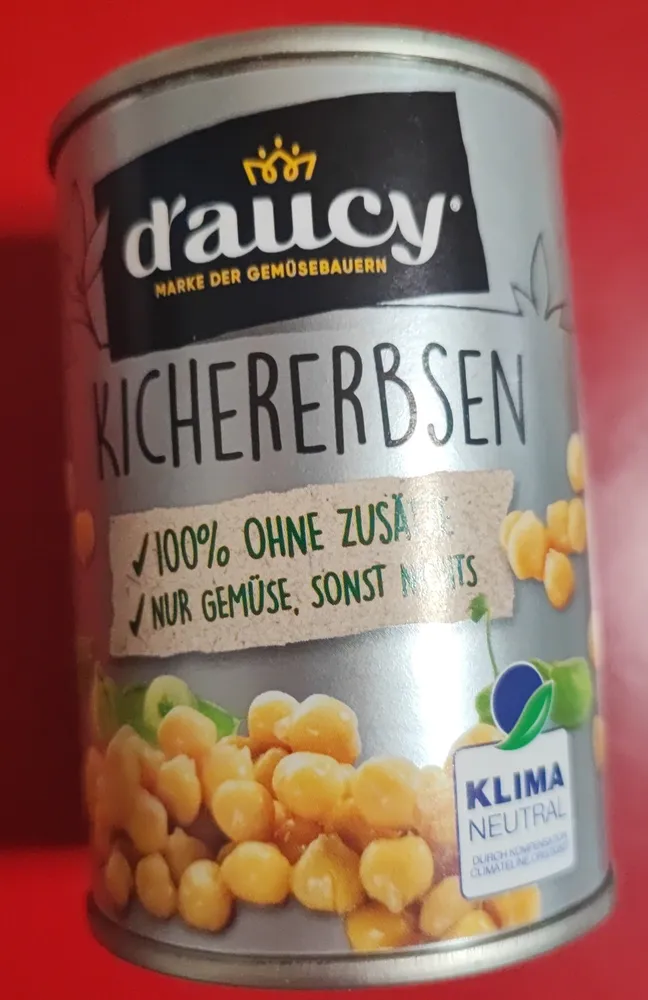 Kichererbsen Dampfgegart
