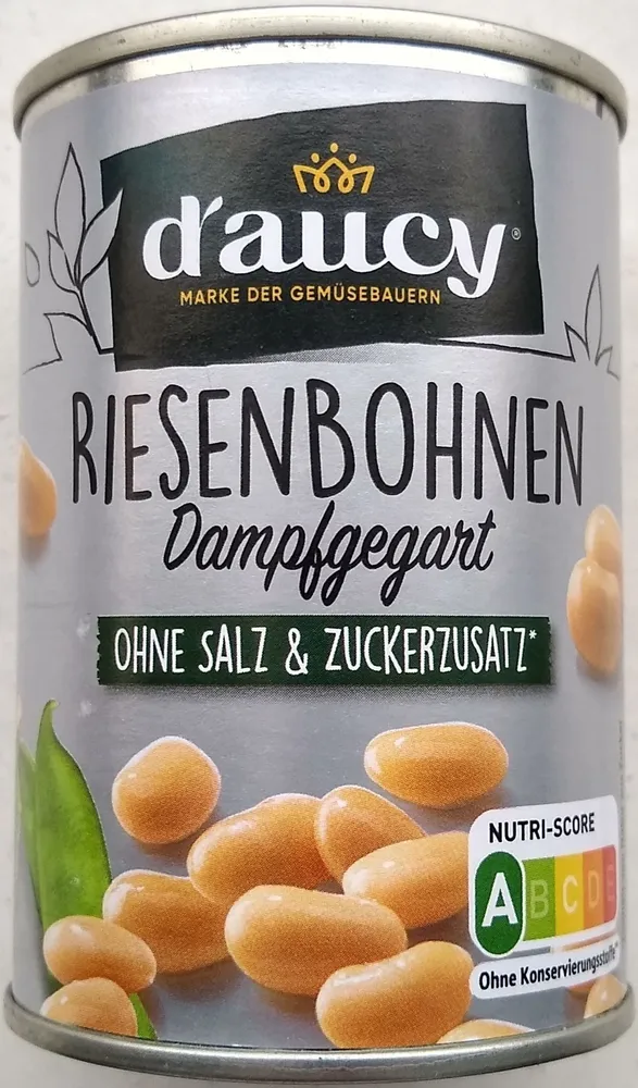 Riesenbohnen dampfgegart