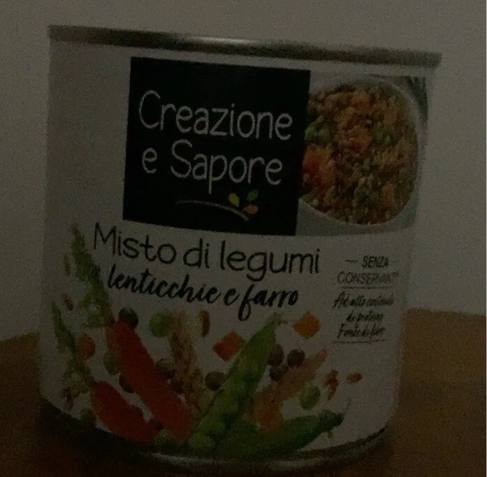Misto di legumi lenticchie e farri
