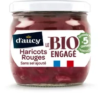 Haricots rouges Bio engagé d'aucy 205g