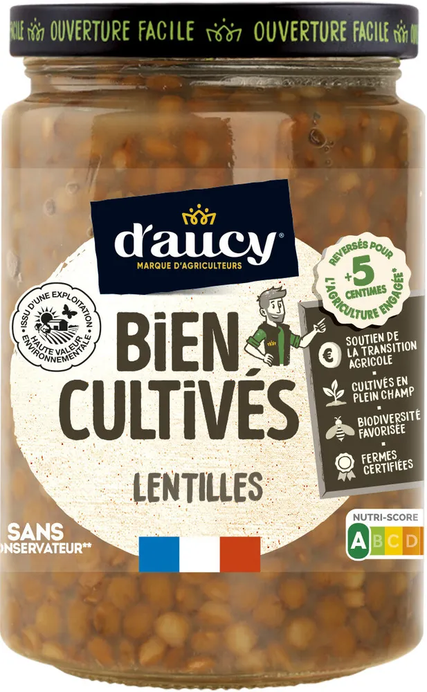 42.5cl lentilles vertes