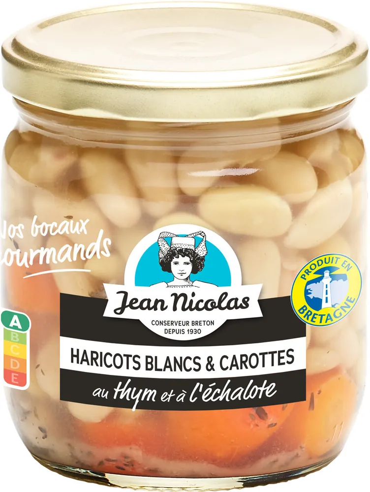 42.5cl haricot blanc carotte echalotte